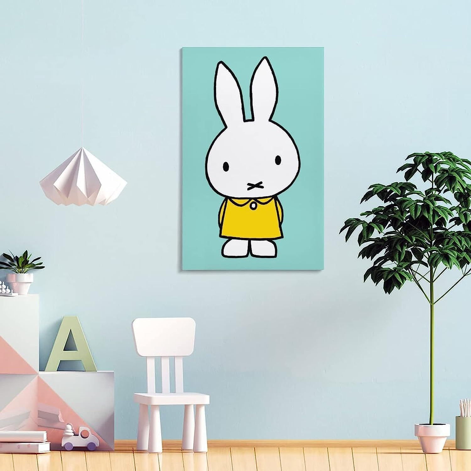 Amazon.co.jp: ミッフィー ポスターアートパネル 壁の絵 壁掛け