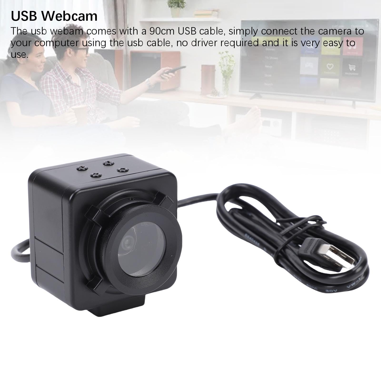 4K USB Kamera, Ultra HD 1/1,56 Cali Czujnik 50 MP Resolution Auto Focus Subste Web Camera