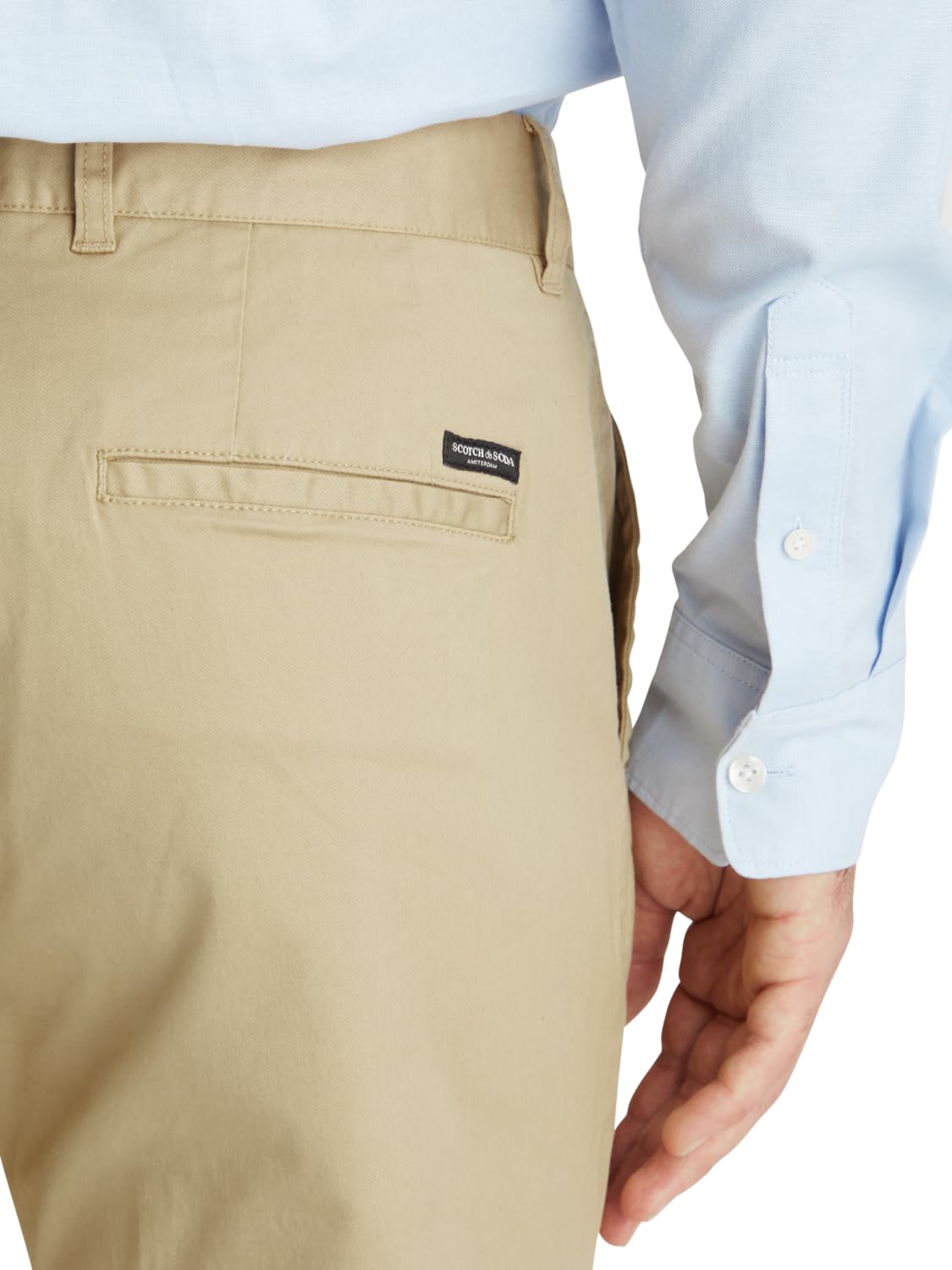 Scotch & Soda Stuart Chino, Pantalones, Hombre, Army, 28W / 30L