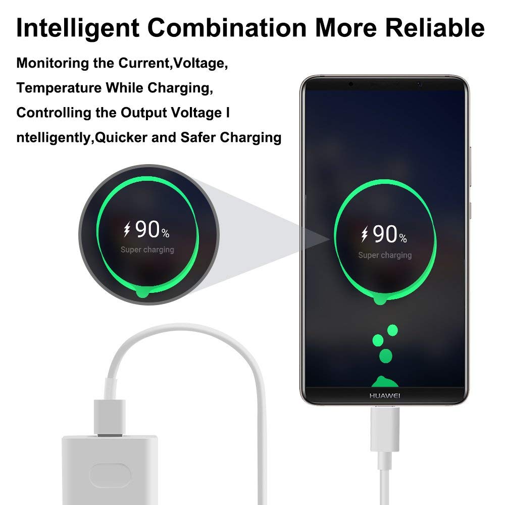 COOYA for Huawei Supercharge Power Adapter & 3ft Super Charging