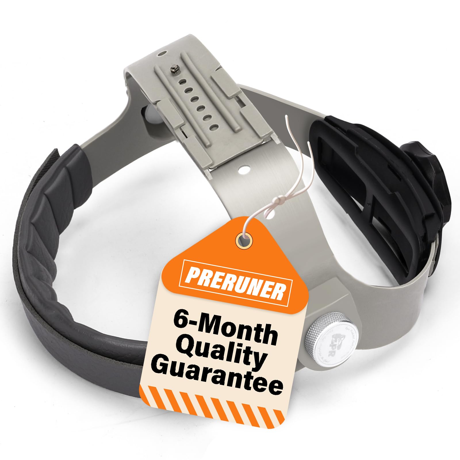 Welding Helmet Headgear | Welding Hood Headgear Replacement | Fibre Metal Headgear-100% Aluminum Fasteners | Adjustable Ratcheting Dial & Cushioned