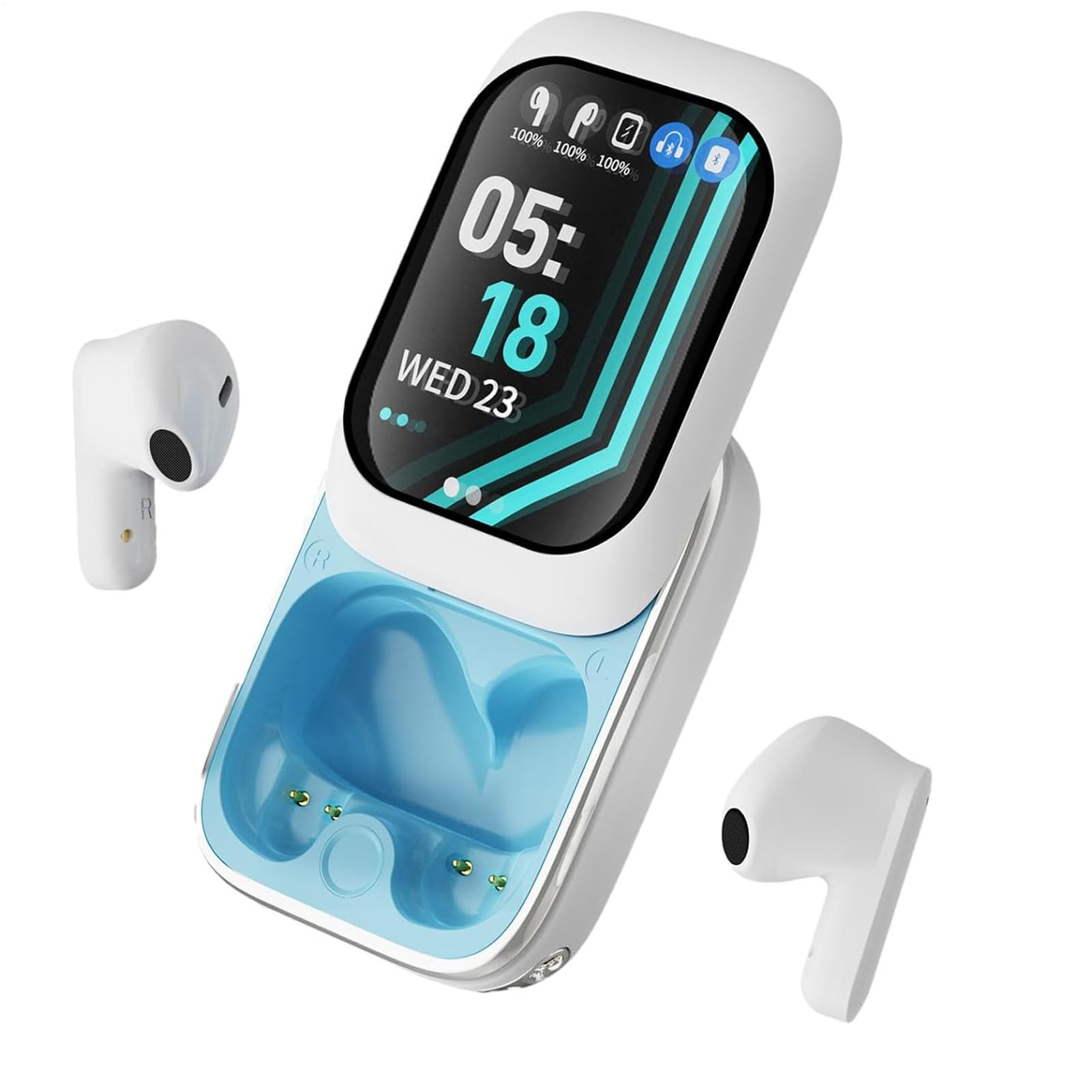 Audífonos Con Control Táctil Auriculares Intrauditivos Inalámbricos Con | Cascos Inalámbricos De Botón Audífonos Slider, Compatibles con la Mayoría de Smartphones y Ordenadore