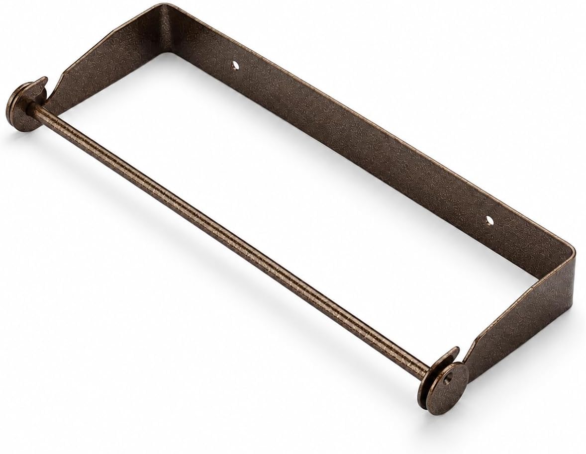 PHUNAYA Under Cabinet Paper Towel Holder Wall Mount for Home Kitchen,Stainless Steel for Large Rolls-Chrome