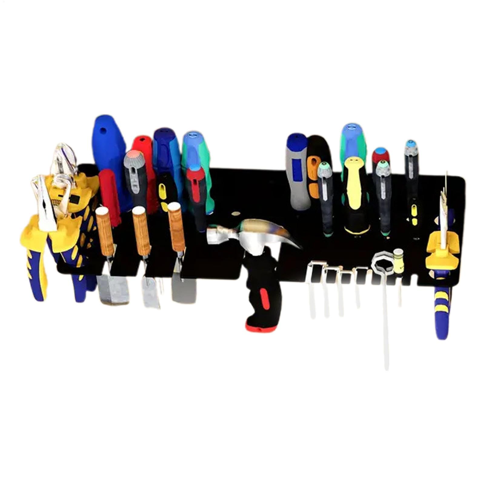 Planche de rangement d'outils multifonctionnelle en métal robuste pour organisateur d'atelier