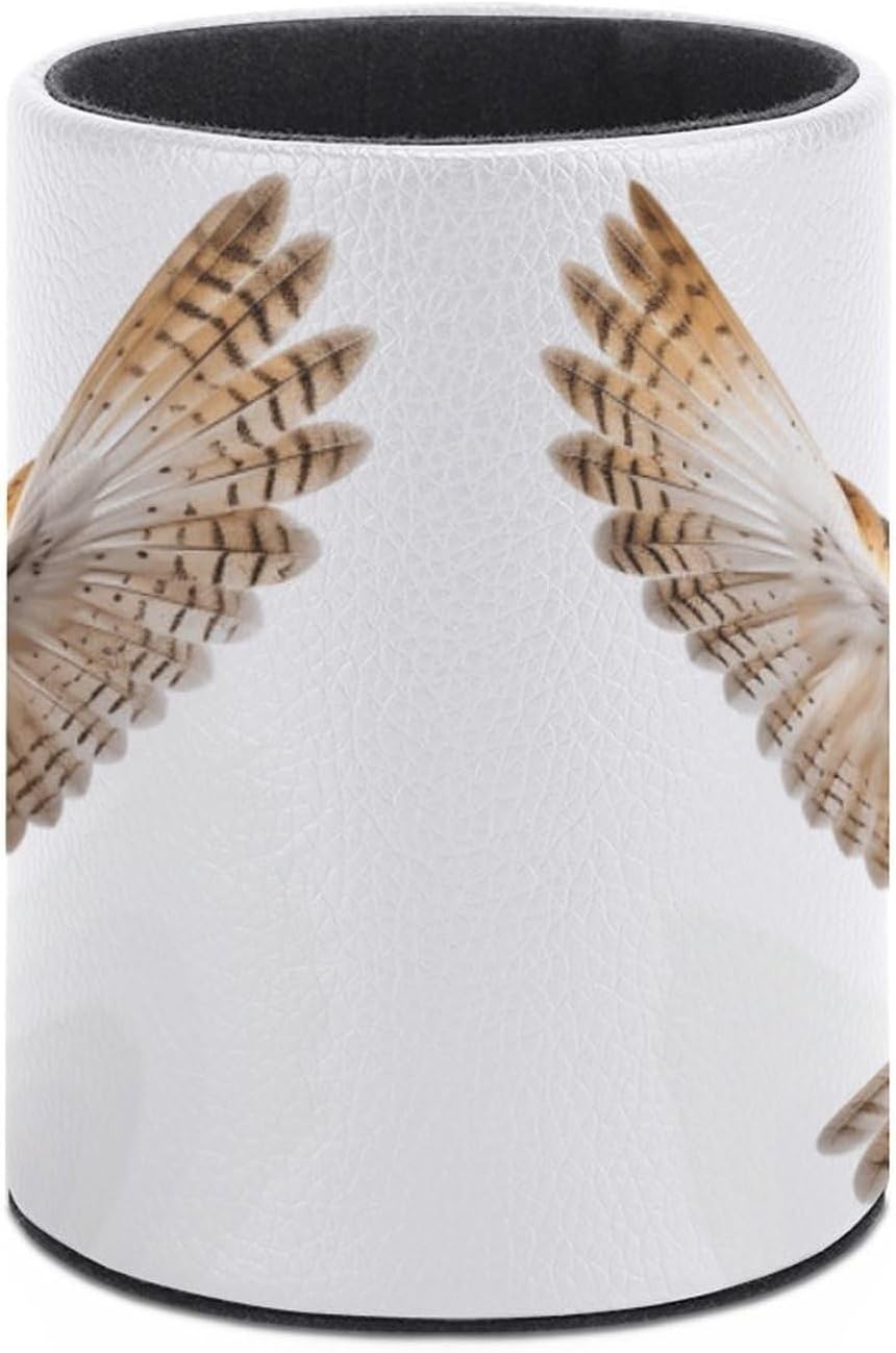 A Barn Owl Pen Holder Desk Organizer for Office Workspace image 3