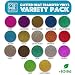 Glitter Heat Transfer Vinyl - 17 Variety Pack 12x10 inch HTV Sheets - A Starter Bundle that is Easy to Weed HTV with Glitter for your T Shirts
