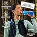 SWIFTER 2x Soft Flask 500ml | Running, Hiking, Cycling Hydration Flask | Collapsible, Leakproof, Reusable | Matt Finish, Sky Blue