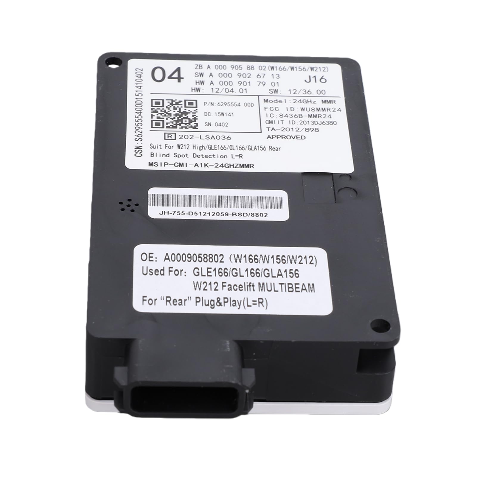 Acouto Moduł Odległości Martwego A0009058802 0009058802 ze Złączami Pinowymi Factory Direct Plug and Play dla Klasy GL X166 Klasy GLE W166 GLA X156
