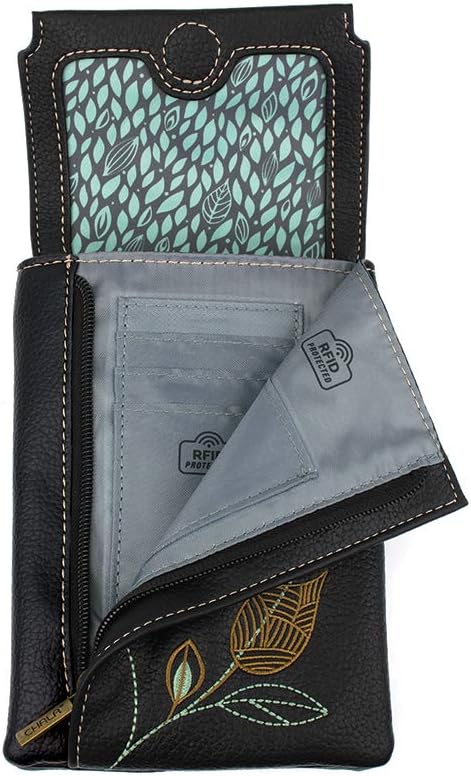 CHALA RFID Criss Crossbody Cell Phone Purse - Women Faux Leather Xbody Handbag with Adjustable Strap | RFID, Faux Leather, Adjustable Strap - Image 3