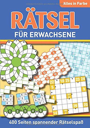 Amazon.co.jp: Raetsel fuer Erwachsene: 400 Seiten spannender