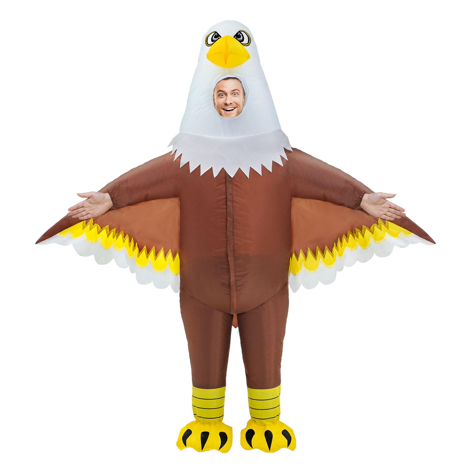 Costume gonflable d'aigle confortable pour éviter de transpirer - 7