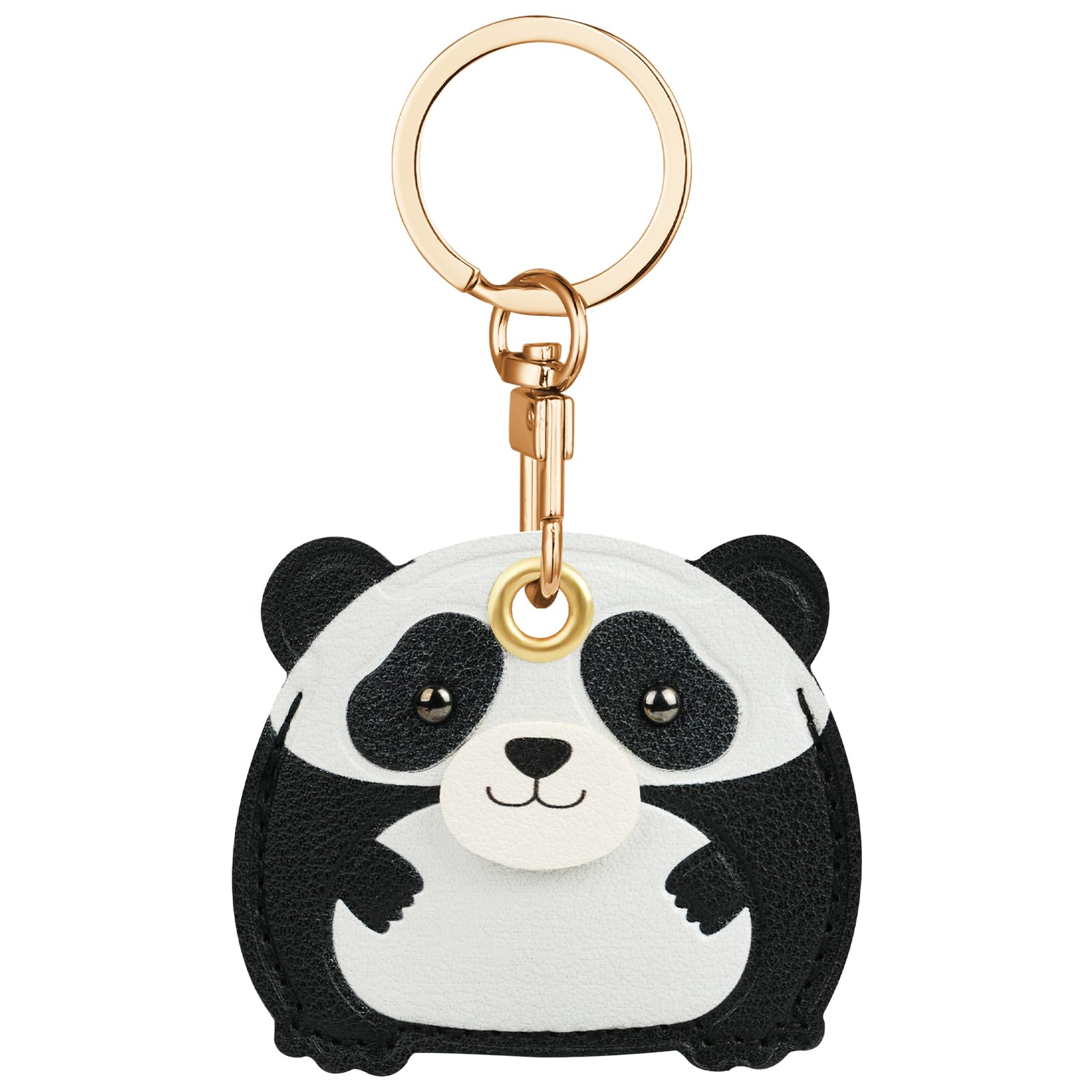 AXFEE Funda protectora de 360° para AirTag, llavero de piel con diseño de dibujos animados para Apple Air-tags, soportes para etiquetas de aire, funda protectora para etiqueta de aire, decoración para — view 9