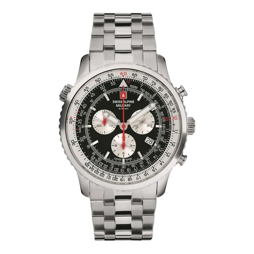 swiss alpine militaryMen's Watch Analogue Quartz 7078.9 Stainless Steel