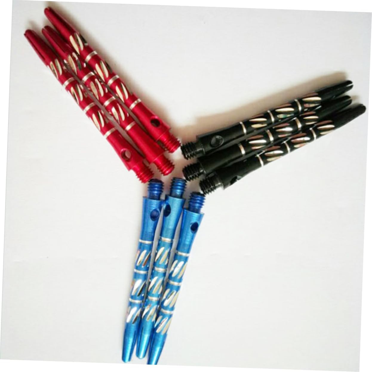 BESPORTBLE 81pcs Aluminum Alloy Dart Shafts Soft Tip Darts Thread Fit Standard for