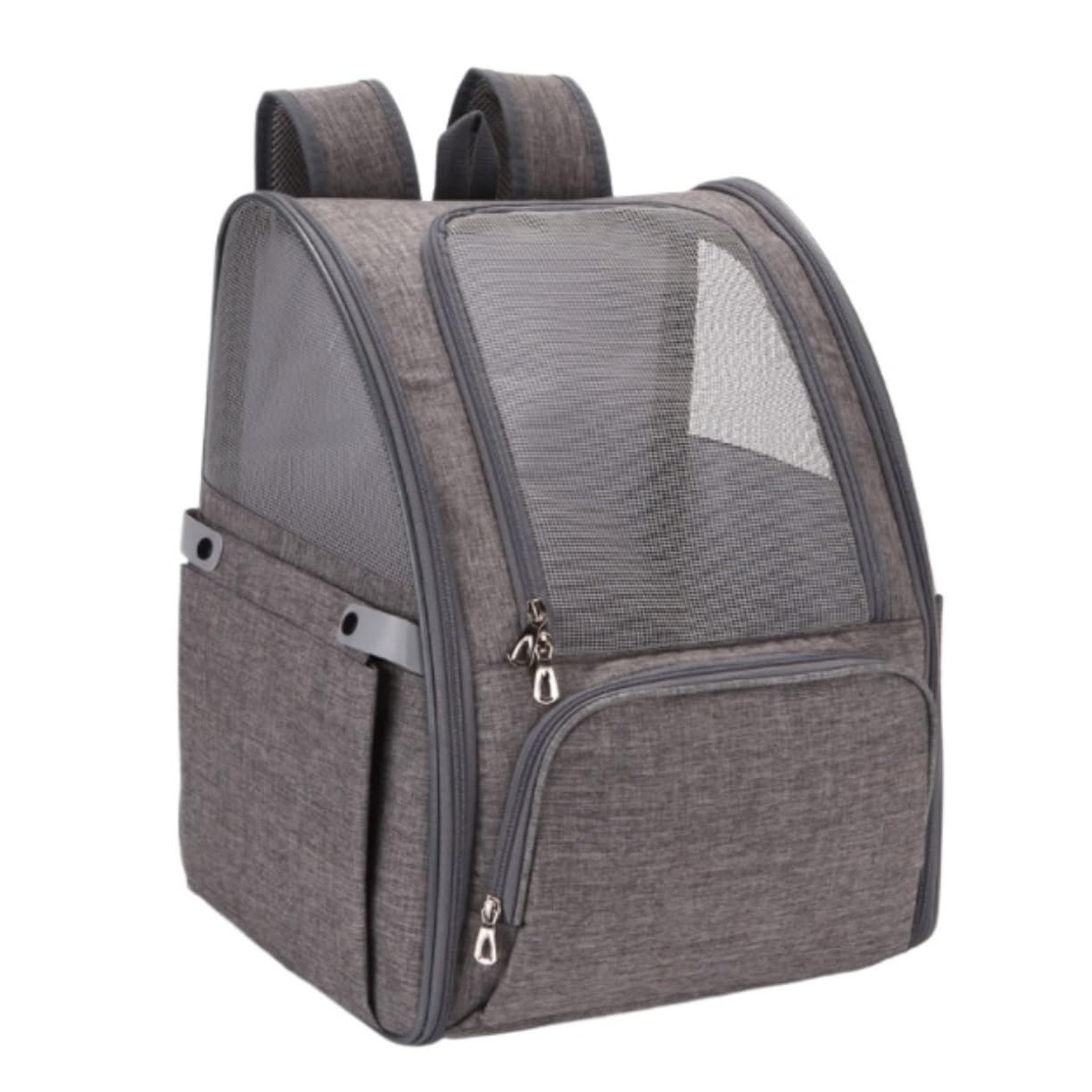 Sac à dos pour chat respirant en maille avec bandoulières confortables