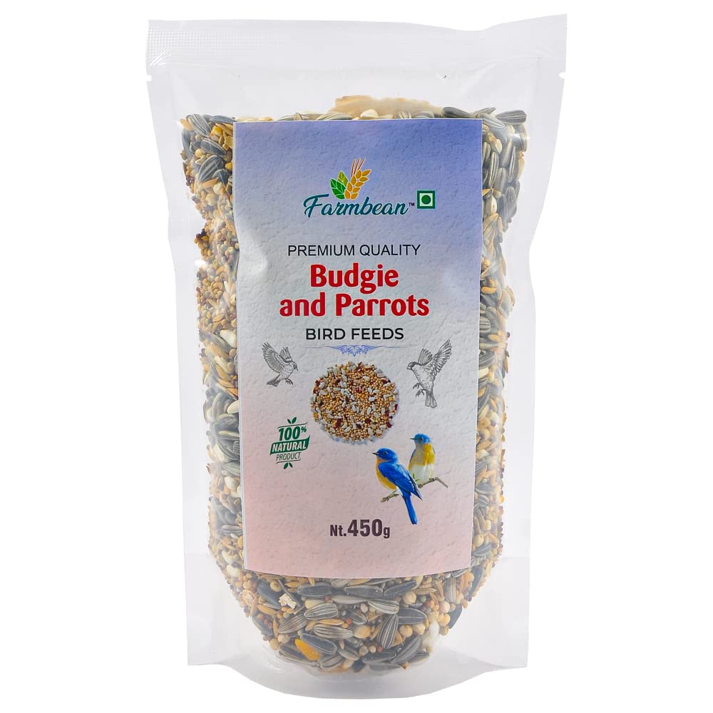 Farmbean Exotic Mix Seed Blend Of 20Grains&Exotic Nuts Fortified With Spirulina&Cuttlefish Bone Bird Food For Medium Parrots Pigeons&Doves Bird Feeds|Mix Seeds For For Bird Food(450Gm)All Life Stages (B0BSQPSNGH) Amazon Price History, Amazon Price Tracker