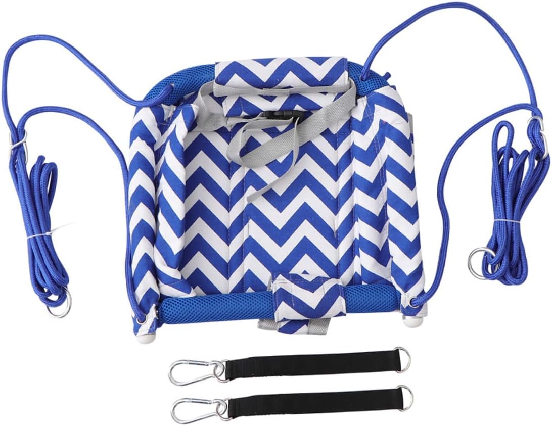 Kisangel Canvas Swing Chair Outdoor Plaything for Boys and Girls Tree Swing Indoor-Outdoor Use