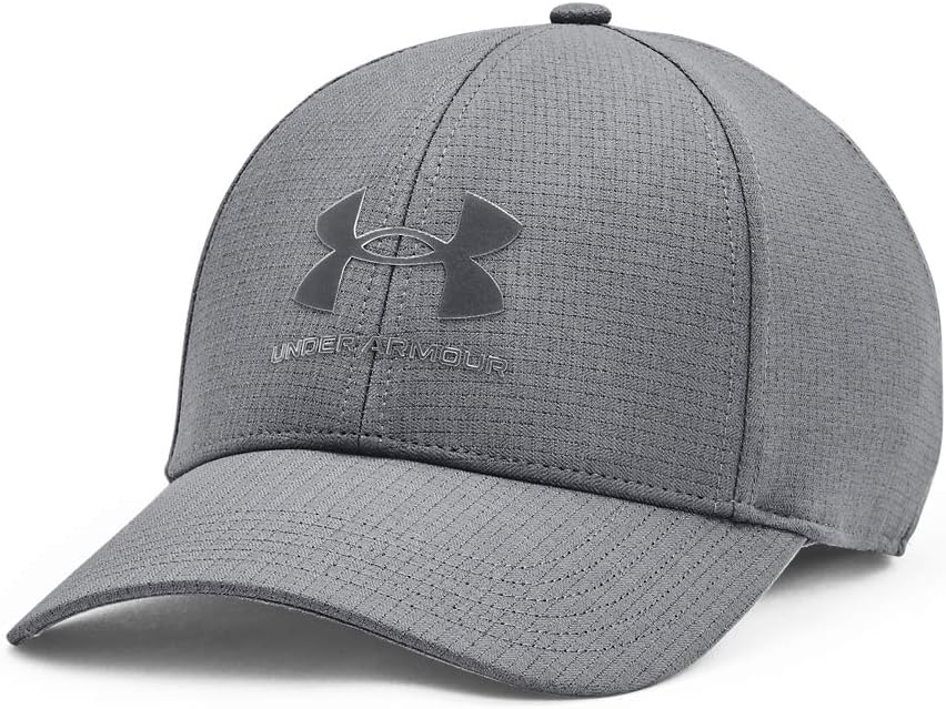 Under Armour Mens 2023 Golf96 Lightweight Woven Adjustable Baseball Cap