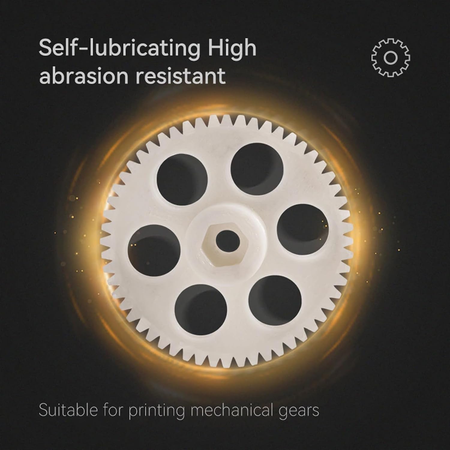 PA12 Filament 1.75mm, Nylon 12 Filament 3D Printer Filament 1KG 2.2LBS, Black Filament, High Temperature Resistance High Toughness Low Water Absorption