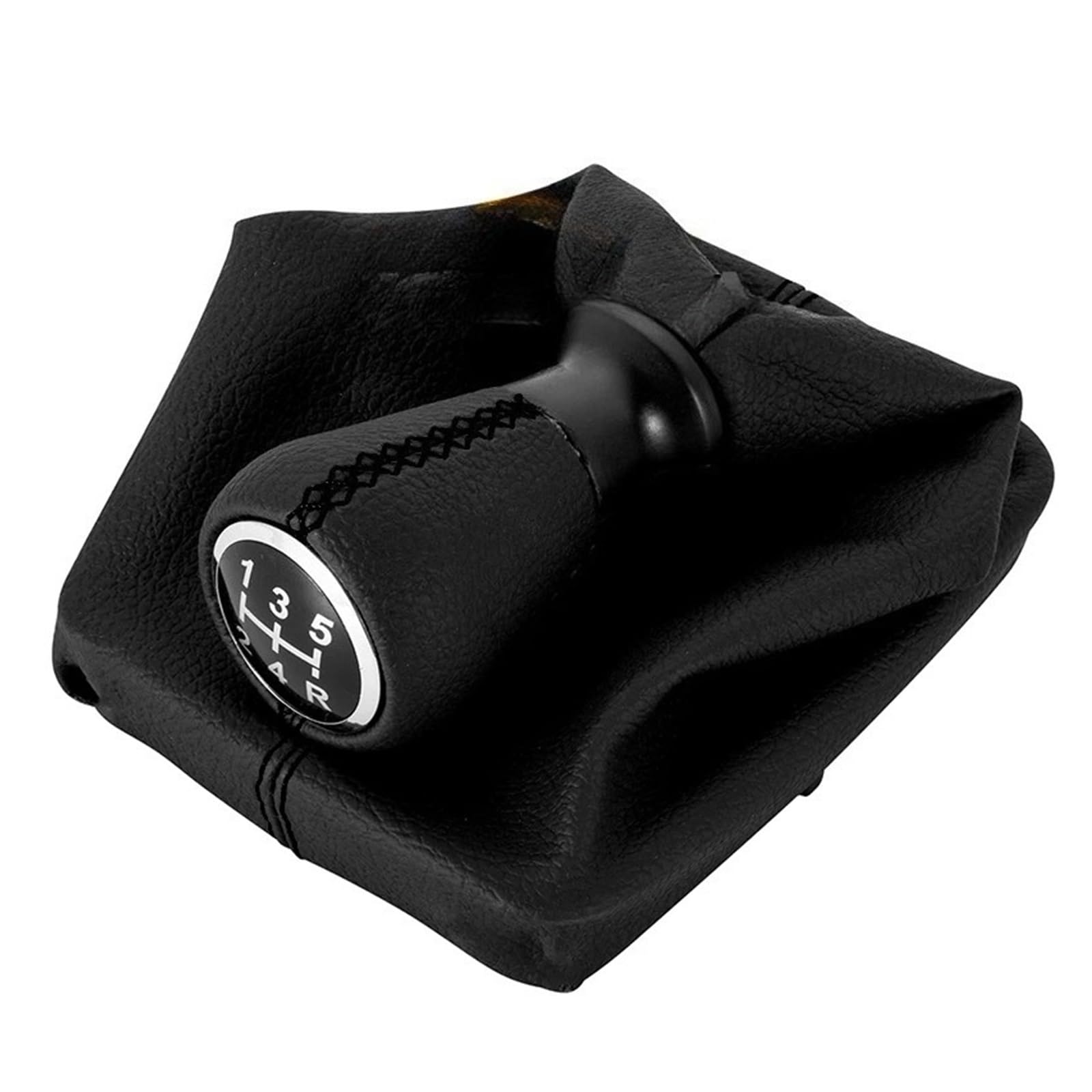 KUNYOS for Peugeot 206 406 Sporty Gear Shifter Knob PU Leather/ABS