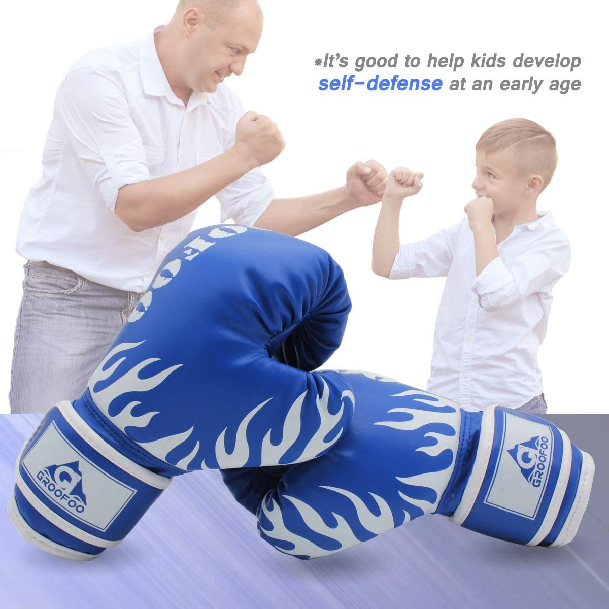 Kids Boxing Glove, Youth, Boys And Girls Training Sparring Gloves For Punching Bag Kickboxing Muay Thai Mma Ufc Gift For Age 3 10 Years