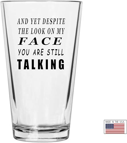 Miniatura 2 de Rogue River Tactical Y sin embargo divertido vaso de cerveza de 16 oz Pub Gag regalo broma hilarante