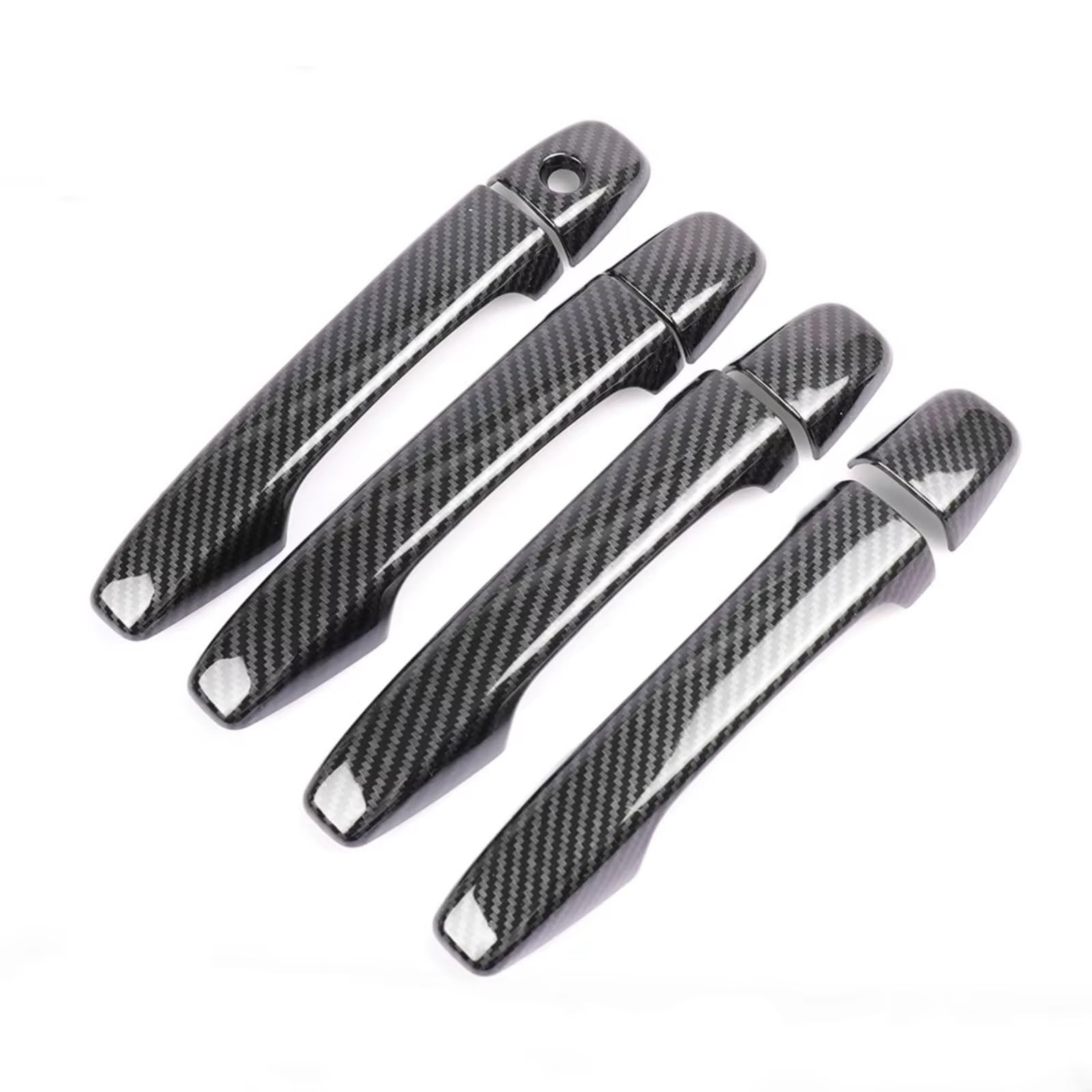Qdzvalumv Keyless Entry Car Door Handles Cover Shell Compatible With Toyota For Avensis T270 2010-2018 Car Door Handle Cover Exterior Styling Stickers Set(Keyless Entry)