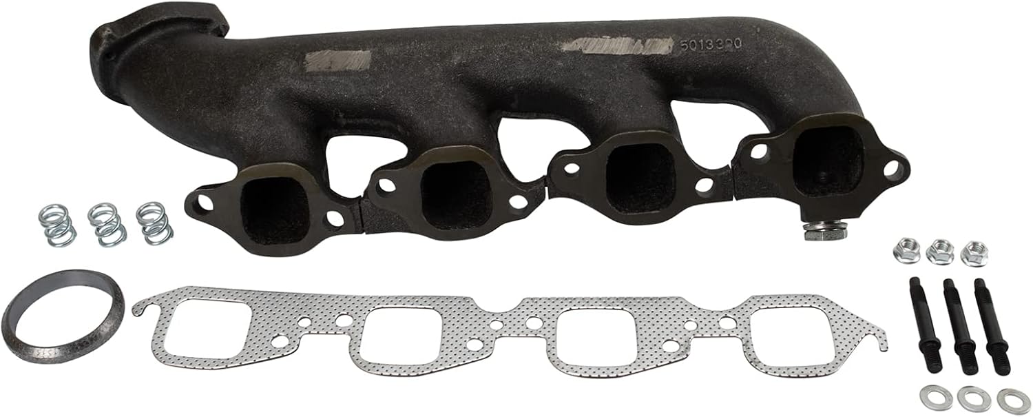 TRQ Right Exhaust Manifold Compatible with 1996-2000 Chevrolet 1996-2000 GMC