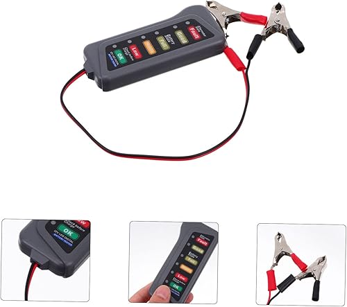 Miniatura 8 de 3pcs Automotriz Batería Probador Analizador de Batería Medidor de Coche Prueba Precisa Portátil