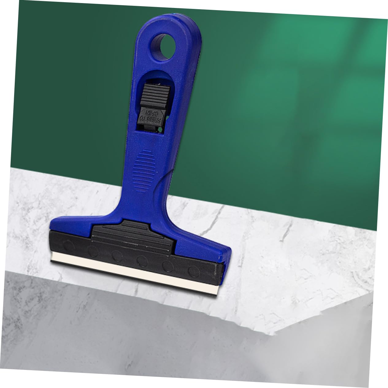 Cabilock 3 Piezas Rascador de Limpieza Portátil para Vidrio y Herramienta de Limpieza para Paredes Azul de Usar y Duradero