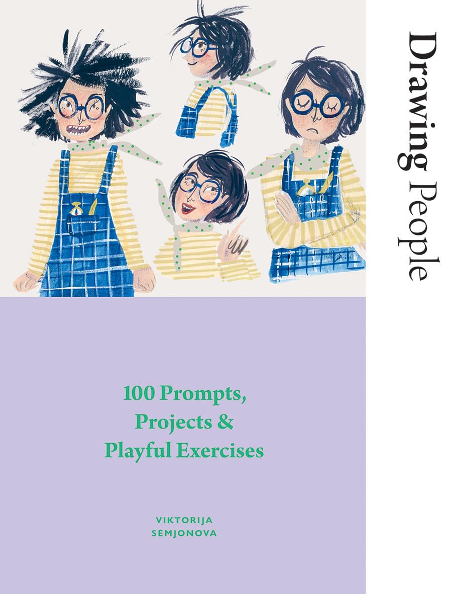 Drawing People Book - How to Draw Faces, Characters & People on the Move - Interactive Journal for Artists