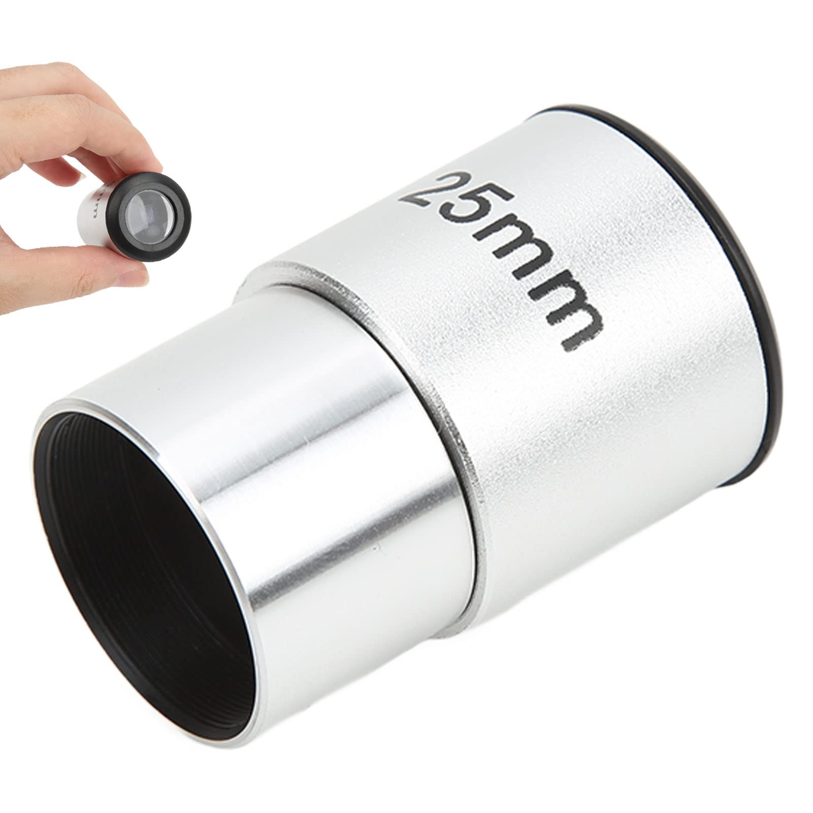 Oculaire de Télescope Plossl 25 Mm 1,25 Pouces, Oculaire de Longueur Focale M28,6 X 0,6 Mm 25 Mm pour L'observation des Planètes du Ciel Lunaire