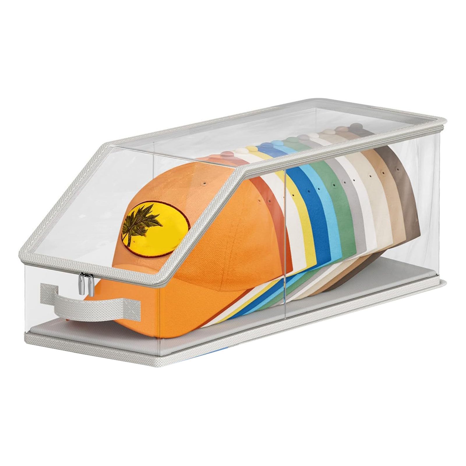 NMFLAB Single Pack Viewable Storage Bin with Resistant Cover Suitable for Various Items Clothes Storage Planner