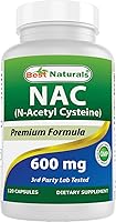Vista 10 de Best Naturals NAC N-acetil-cisteína 600 mg 250 Cápsulas