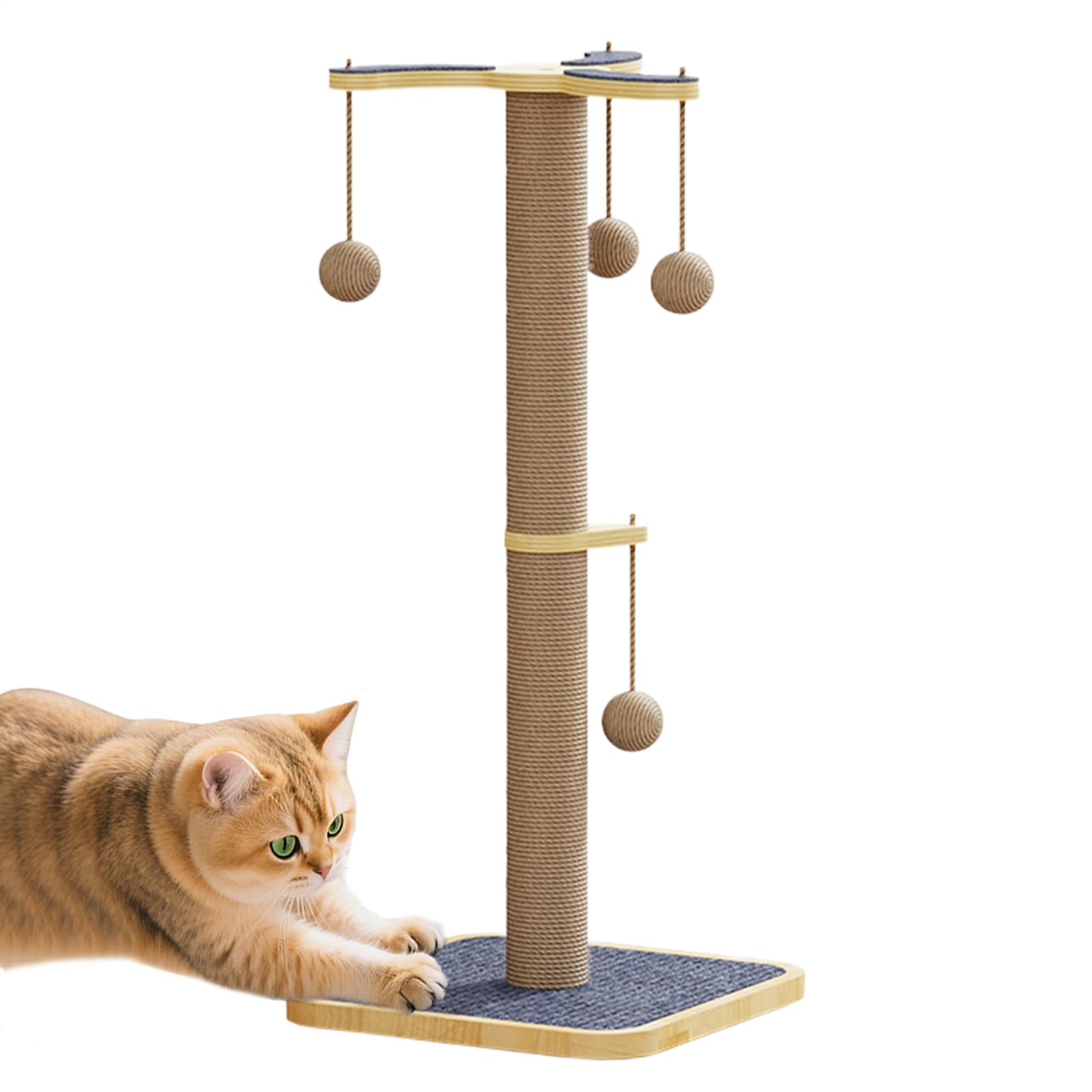 Alto Tiragraffi Per Gatti Torre Proteggi Mobili Con Giochi Interattivi | Tiragraffi Per Gatti Adulti Da Interno Arricchimento, Anti Noia, Stimolazione, Arrampicata, Proteggi Divano,