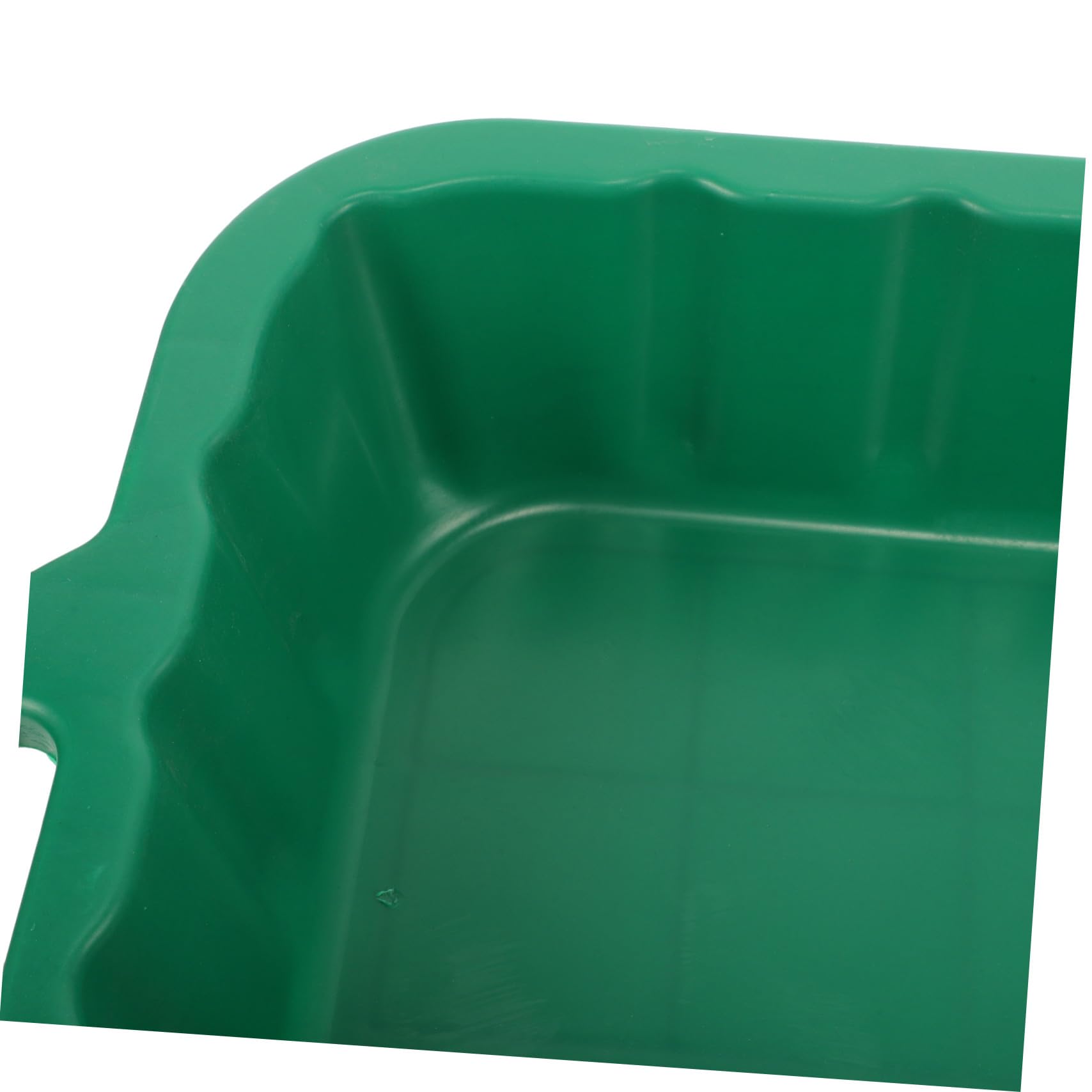 Bac de Récupération D’huile Moteur en Plastique Vert, Facile à Verser