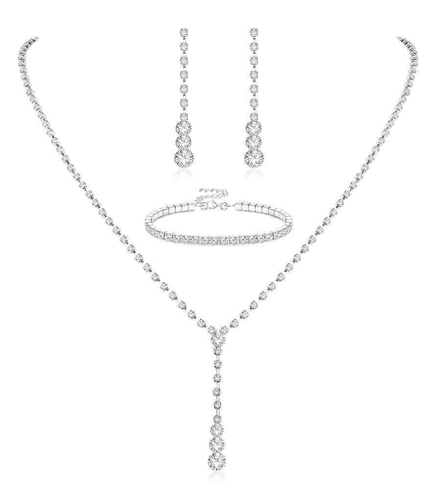 Amazon | [JeryWe] ブレスレット ピアス ネックレス レディース