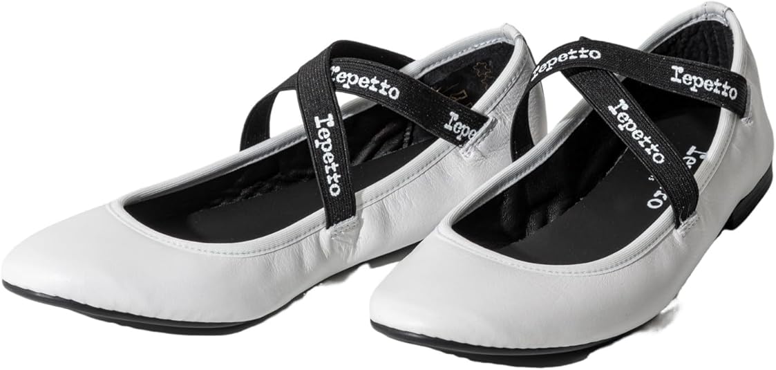 reppetto レペット　Babies Joana Leppet Babies Joana Women's Ballet Shoes, Joana, BLANC, 6 US