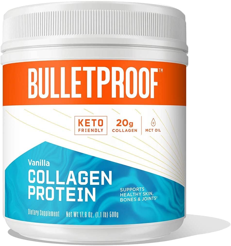 BulletProof Collagen Protein Powder, Vanilla, 2 Count