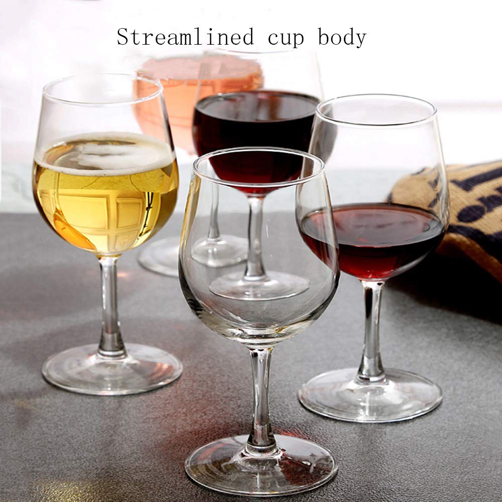 Vino Birra Glasswhite Champagne Vetro Mano Vetro Soffiato E Cristallo Tagliato al Laser di Alta qualità Titanio Adatto per Vino Elegante Degustazione