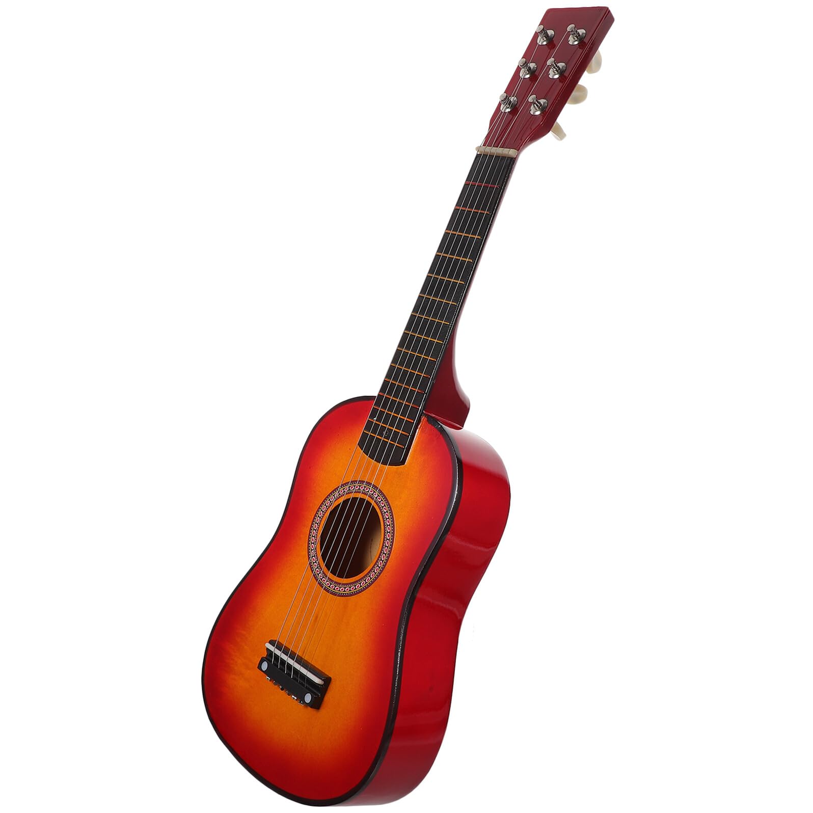 Folk Guitar Toy 21 Pollici in Legno per Principianti | Back To School Party, Chitarra Piccola per Ragazzo Ragazza, Giocattolo per Esercitarsi la Portatile Stile Casuale