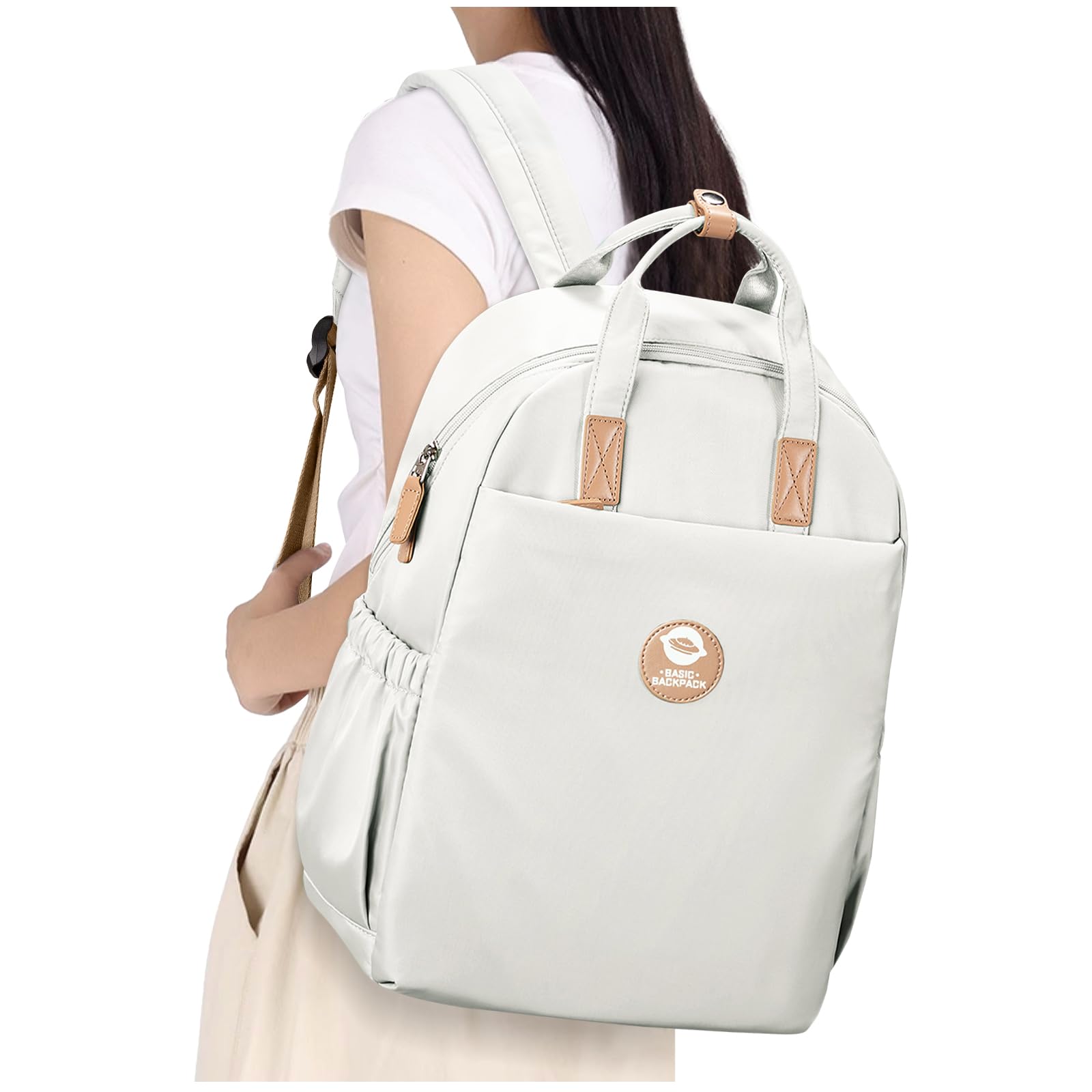 WEPLAN Zaino Scuola Superiore Ragazza Zaino da Scuola Media Zaino Donna Scuola Leggero Zaino Casual Zaino Unisex Impermeabile Zainetto Backpack per Affari Lavoro Viaggi Shopping Casual Daypacks