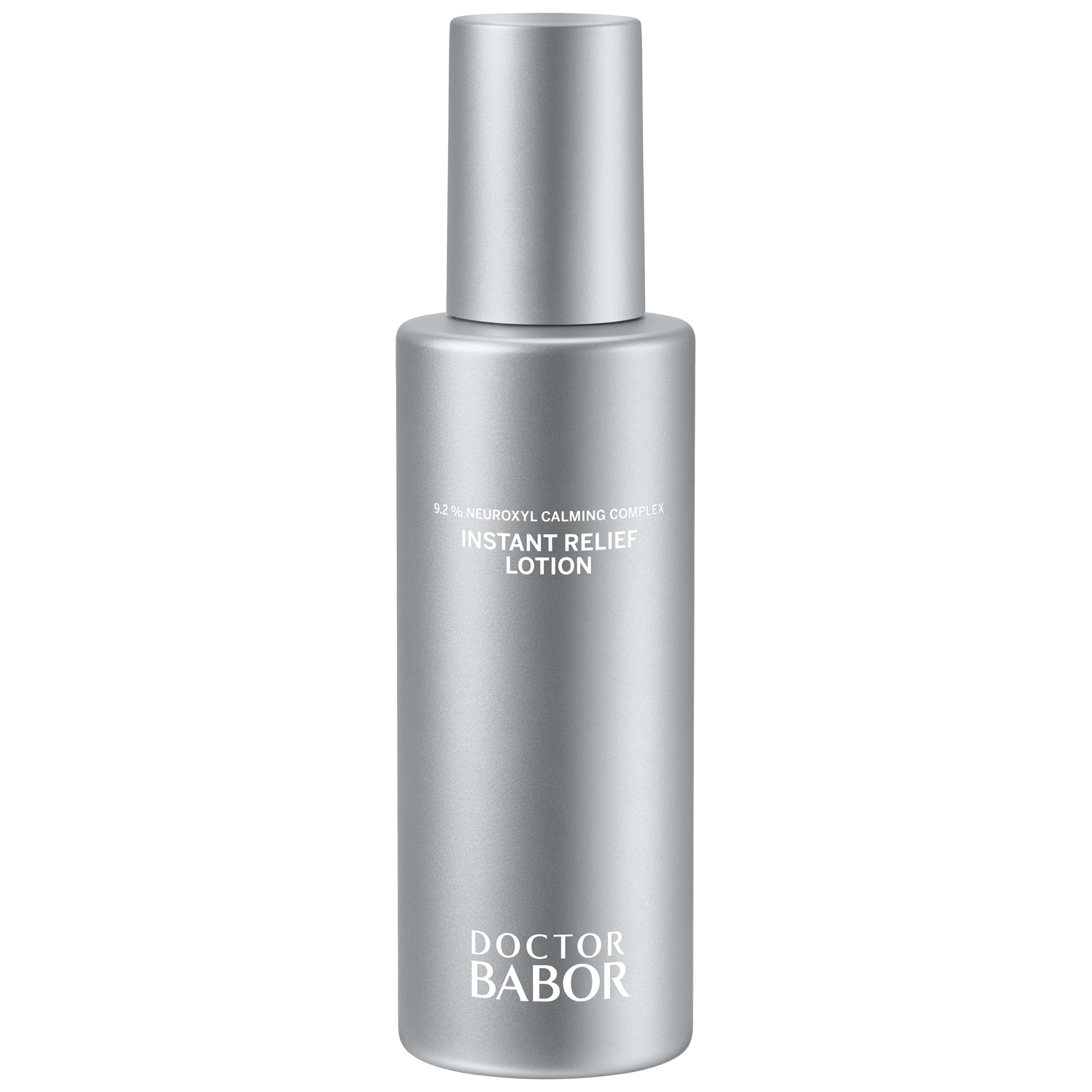 DOCTOR BABOR Instant Relief Lotion | Leichte Gesichtscreme als Soforthilfe für gestresste und sensible Haut | Reduziert Rötungen und beruhigt Irritationen | vegan | 150ml