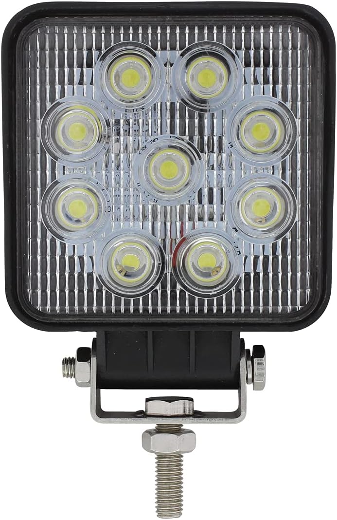 United Pacific 36672 Work Light (9 High Power 3 Watt LED - Competition Series)