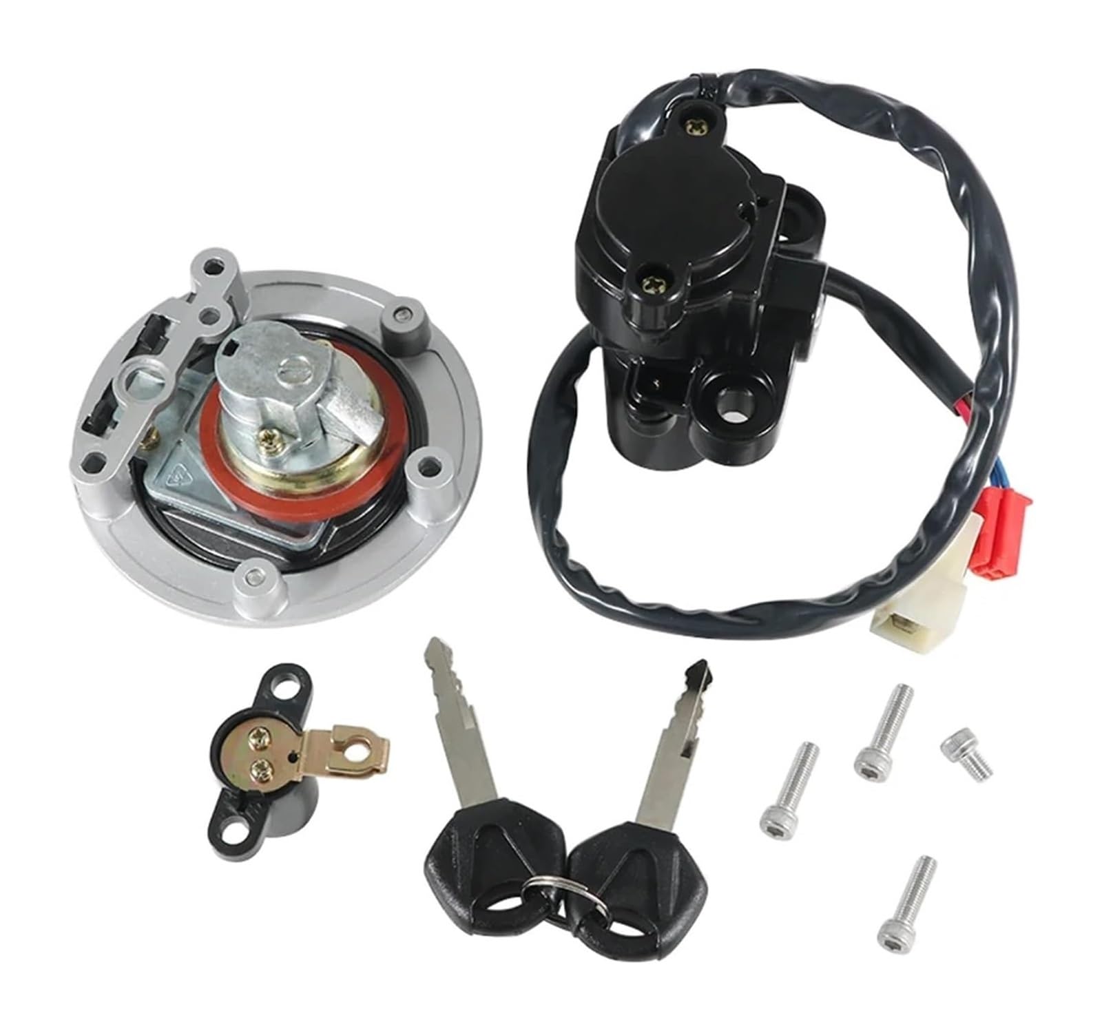 Blocco Accensione Per XT660 Per XT660Z Per Tenere MT03 Per YZF-R1 R1 XJ6 Per XJ6F Per XJ6N FJ09 FZ09 FZ07 Set Di Interruttori Blocco Chiave Accensione Per Moto Moto