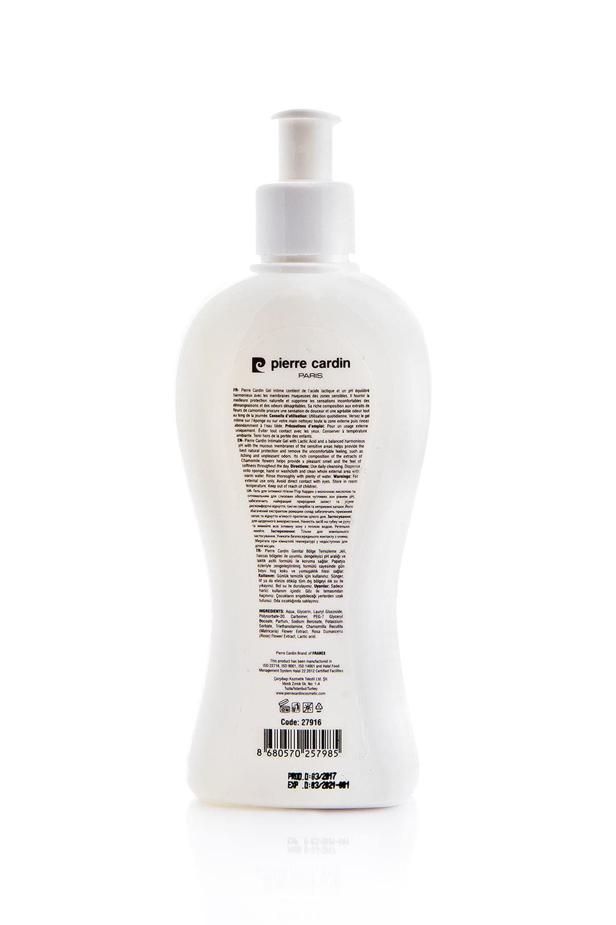Pierre Cardin Intimate Gel 255 ML - Temizleme Jeli