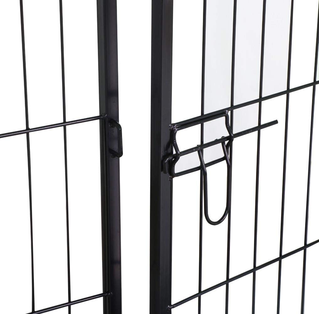 Buy Yaheetech Pet Fencing, 24inch Tall Heavy Duty Metal Pet Dog Puppy