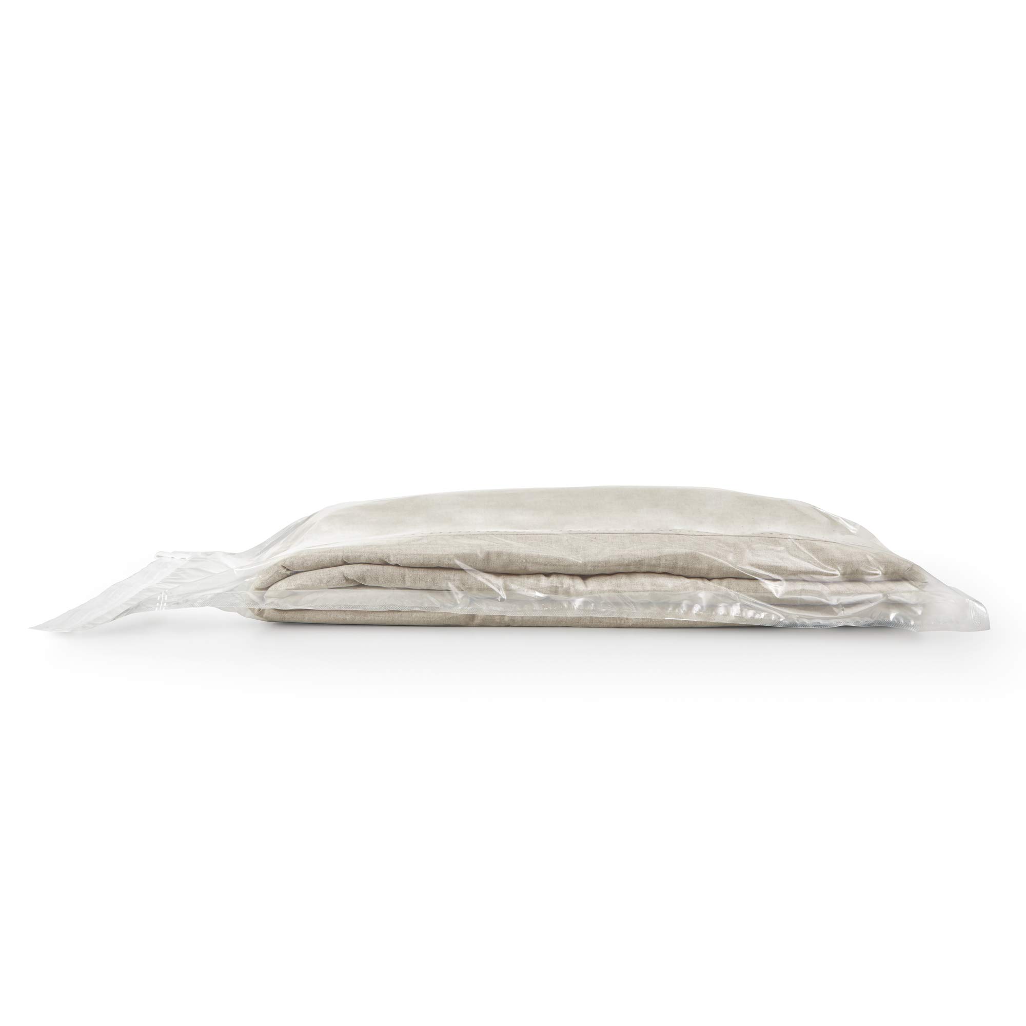 Rayen Transparent Vacuum Space Saver Bags For Clothes. Vacuum Storage Cover For Clothes. L Size. 80 X 10 Cm.