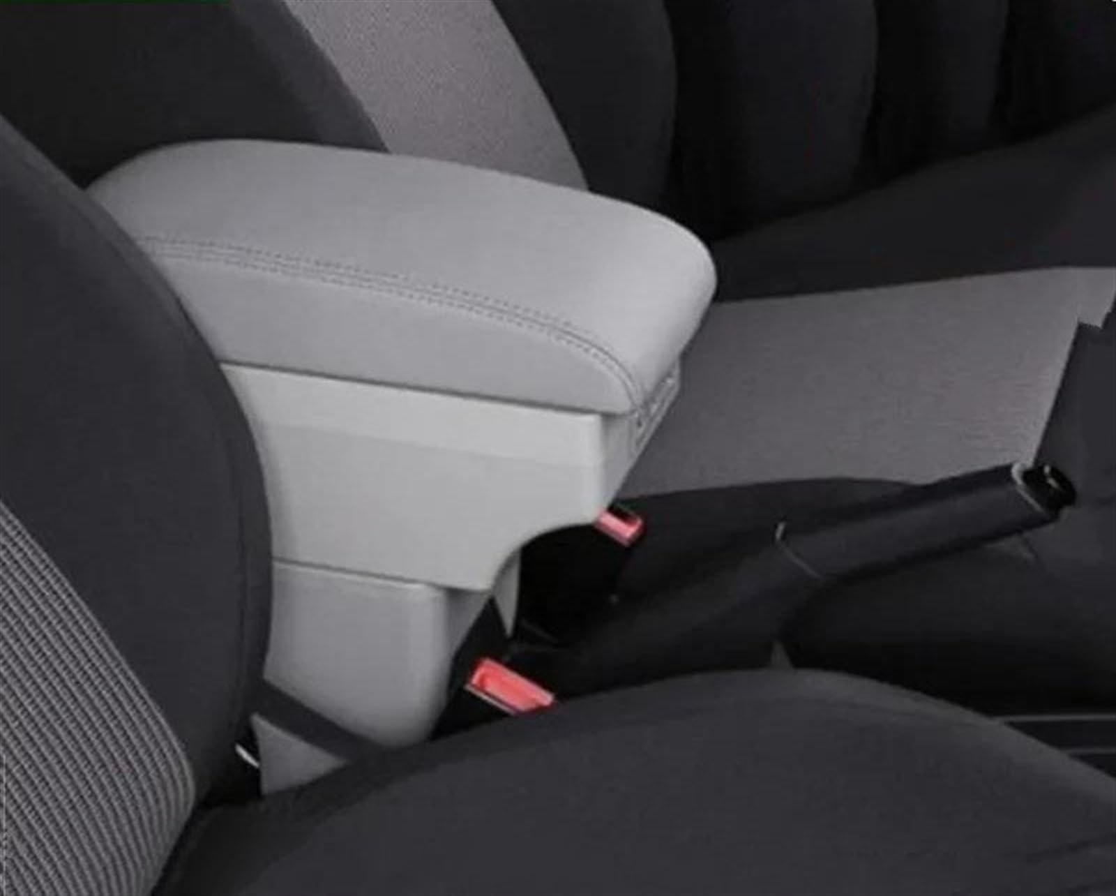NMJLQW Storage Rack Center Console Armrest Storage Box For 206 Car Interior Parts Modification Accessories(C style Titanium 7USB)