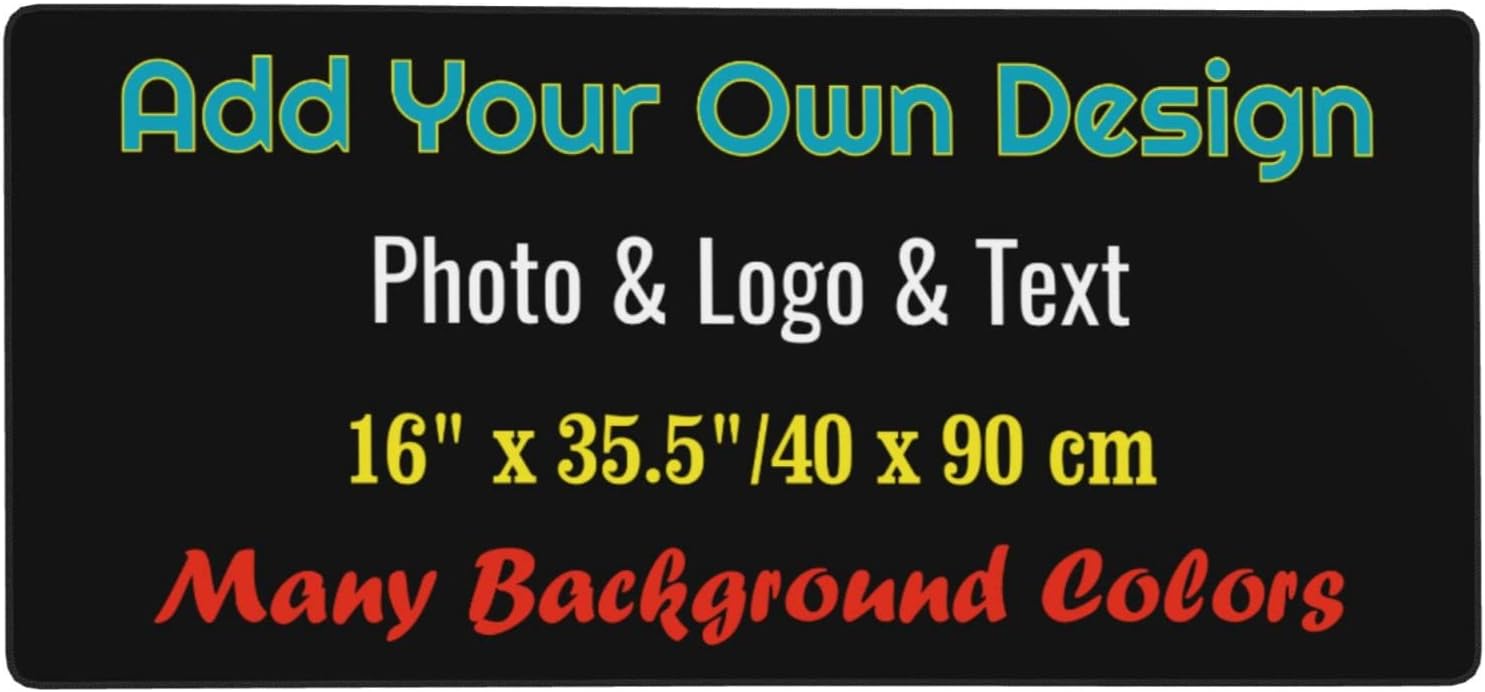 Personalised Mouse Mat Custom Extended Large Mouse Pad Customised Desk